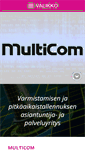 Mobile Screenshot of multicom.fi