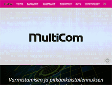 Tablet Screenshot of multicom.fi